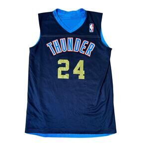 OKC THUNDER REVERSIBLE YOUTH M MEDIUM JERSEY NBA TEAM ALLESON Oklahoma City
